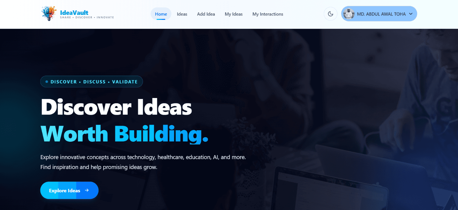 IdeaVault — Modern Idea Management Platform