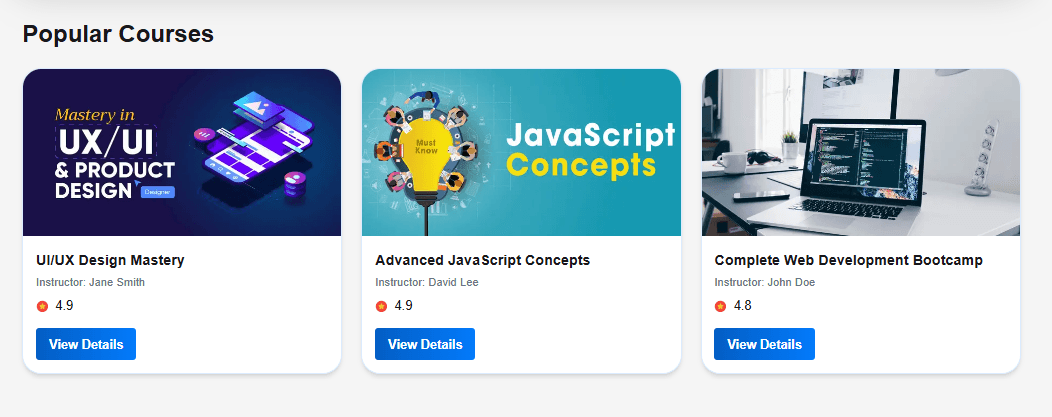SkillSphere — Modern Online Learning Platform screenshot 2
