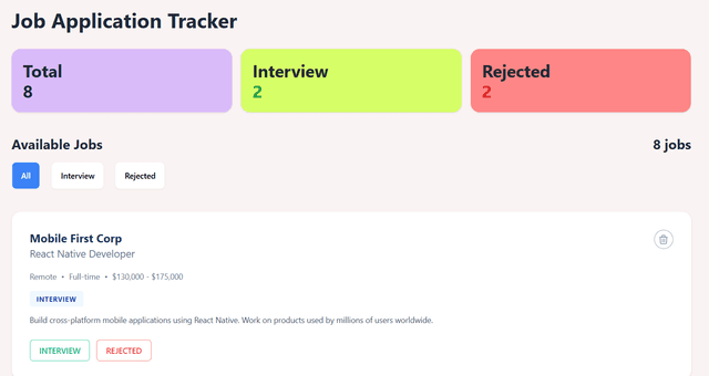 Job Application Tracker